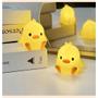 Imagem de Lâmpada De Mesa Led Pato Amarelo Luz Suave Quarto Cabeceira Luz Noturna Mini Luz De Sono Criativo