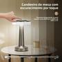 Imagem de Lâmpada De Mesa LED Recarregável Com Sensor De Toque, Luz Noturna Sem Fio Para Decoração De Quarto,
