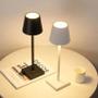 Imagem de Lâmpada de Mesa LED Recarregável via USB - Toque, Sem Fio e à Prova D'Água