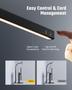 Imagem de Lâmpada de Mesa LED SUPERDANNY 12W - Controle de Toque e Intensidade Regulável