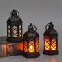 Imagem de Lâmpada de Mesa Retro Hexagonal com LED - Design Criativo de Cavalo Pequeno - Portátil