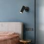 Imagem de Lâmpada de parede: corredor de quarto de luxo, luz LED, ferro preto