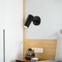 Imagem de Lâmpada de parede: corredor de quarto de luxo, luz LED, ferro preto