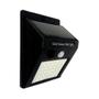 Imagem de Lâmpada de Parede Solar LED à Prova d'Água com Sensor - 40 Leds para Decoração de Pátio