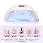 Imagem de Lâmpada De Unhas LED UV 48W Secador Rápido Profissional Com 4 Temporizadores Sensor Automático