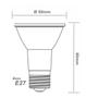 Imagem de Lâmpada Dicroica Led Jrd 1W 220V E27 Branco Frio