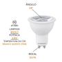 Imagem de Lampada dicroica mr16 4,8w 24 350lm 2700k gu10 85-240v alto irc