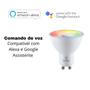 Imagem de Lâmpada Dicroica MR16 Smart LED Wi-fi Inteligente 4,8W RGB GU10