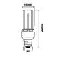 Imagem de Lâmpada Duluxstar Mini 3U 11w 4000K E27 220v Osram