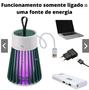 Imagem de Lâmpada Elétrica Mata-Mosquitos Com Luz UV Usb Recarregável