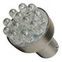 Imagem de Lâmpada Em Led Lanterna/Freio  Com Base Metálica 12 Leds - 2 Polos - Cristal