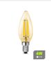 Imagem de Lampada Filamento Led Lumanti Vela 4w 2400k E14 Autovolt
