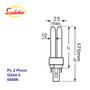 Imagem de Lâmpada Fluor Compacta Pl 26w G24d-3 2 Pinos Frio 6500K