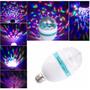 Imagem de Lâmpada Giratória Colorida Led Bola Maluca Rgb + Adaptador