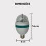 Imagem de Lâmpada Globo De Luz Led Rgb Giratória Bola Maluca Colorida Rotativa Festa Socket Padrão - LamParty