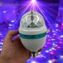 Imagem de Lâmpada Globo De Luz Led Rgb Giratória Bola Maluca Colorida Rotativa Festa Socket Padrão - LamParty