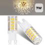 Imagem de Lâmpada Halopim G9 LED 7W Bipino Bivolt 110V 220V Luz Branco Frio 6000K Para Lustre Arandela Plafon Luminária Pendente