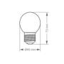 Lâmpada Incandescente Taschibra Bolinha Clara 40W E27 Imagem de Lâmpada Incandescente Taschibra Bolinha Clara 40W E27