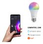 Imagem de Lâmpada Inteligente Google Alexa Wifi 9w Rgb Colorida