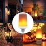 Imagem de Lampada LED 9W Bulbo Efeito Chama Fogo Tocha Flame E27 Bivolt