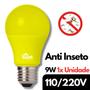Imagem de Lâmpada led Anti Inseto E27 lampada 9w Bulbo 110v220v Amarela Repelente Anti-insetos Anti-inseto Laranja 6500k+anti Mosquito Amarelo Repele Mosca