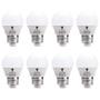 Imagem de Lâmpada LED Bluex Bulbs G14 3W 5000K Daylight, pacote com 8