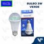 Imagem de Lâmpada led bulbo 3w 127v verde e27 