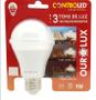Lâmpada LED Bulbo 9W 3 Tons 6,5k-4k-2,7k Ourolux Imagem de Lâmpada LED Bulbo 9W 3 Tons 6,5k-4k-2,7k Ourolux