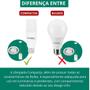 Imagem de Lâmpada Led Bulbo Compacta 4,8W Luz Amarela Bivolt E27 Sylvania