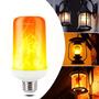 Imagem de Lâmpada LED Bulbo Efeito Chama Fogo Tocha 9W Bivolt Artificial Com Movimento Dinâmico TB0566