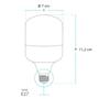 Imagem de Lâmpada Led Bulbo HP Avant 30W 3000K E27 Bivolt 10 Unidades
