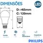 Imagem de Lampada Led Bulbo Philips 16w Branco Frio 6500K E27