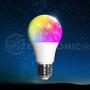 Imagem de Lâmpada LED bulbo RGBW Com 16 Cores Diferentes Com Controle Remoto 5W Bivolt DY8052