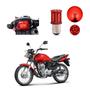 Imagem de Lâmpada Led Freio 2 Polos Sequencial Strobo Moto CG125 Fan 2005 2006 2007 2008 2009 2010 2011 2012 2013