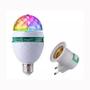 Imagem de Lâmpada Led Globo Colorida Rotativa Giratória Decoração