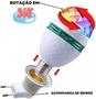 Imagem de Lâmpada Led Globo Colorida Rotativa Giratória Festa Boate +