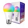Imagem de Lâmpada Led Inteligente E27 Kit1 Lampadas Smart Luz 2x Colorida Wifi 9W Casa RGB  Branco Iluminação Bulbo Residencial Bivolt 110V220V