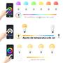 Imagem de Lâmpada LED Inteligente E27 RGB Wi-Fi/Bluetooth - Alexa e Google Assistant - 110V/220V