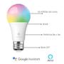 Imagem de Lâmpada Led Inteligente Rgb 9W + 3W 60W E27 Alexa E Google