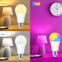 Imagem de Lâmpada LED Inteligente RGB Wifi Compatível com Alexa - Ekaza