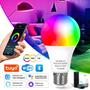 Imagem de Lâmpada LED Inteligente WiFi/Bluetooth E27 15W RGB+CW - Controle por App, Alexa e Google Home