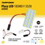 Imagem de Lâmpada Led Interior Carro Placa 18 Leds Com 2 Conectores