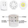 Imagem de Lampada Led Luminaria Sem Fio Controle Remoto Kit Com 3 Spot