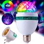 Imagem de Lampada Led Mini Party Light Giratoria Rgb Globo Luz Balada