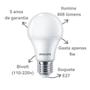 Imagem de Lâmpada Led Philips 9w Bulbo Branco Neutro 4000K 806lm Equivale 60w Luz Neutra Residencial Bivolt