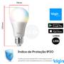 Lampada Led Rgb Bulbo 15w Inteligente Smart Wi-fi Elgin Imagem de Lampada Led Rgb Bulbo 15w Inteligente Smart Wi-fi Elgin