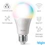 Lampada Led Rgb Bulbo 15w Inteligente Smart Wi-fi Elgin Imagem de Lampada Led Rgb Bulbo 15w Inteligente Smart Wi-fi Elgin