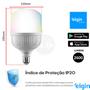 Lampada Led Rgb Bulbo 30w Inteligente Smart Wi-fi Elgin Imagem de Lampada Led Rgb Bulbo 30w Inteligente Smart Wi-fi Elgin