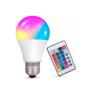 Imagem de Lâmpada Led Rgb Colorida Com Controle Remoto 12W E27 Bivolt