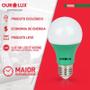 Imagem de Lampada LED S60 Bulbo 7 watts bivolt Verde OUROLUX